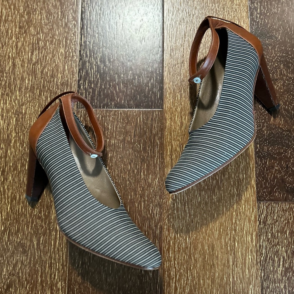 Fausto Santini Vintage Stripped Heels